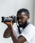 Black full-rim eyeglasses with clear lenses on NOIREL NRL141
